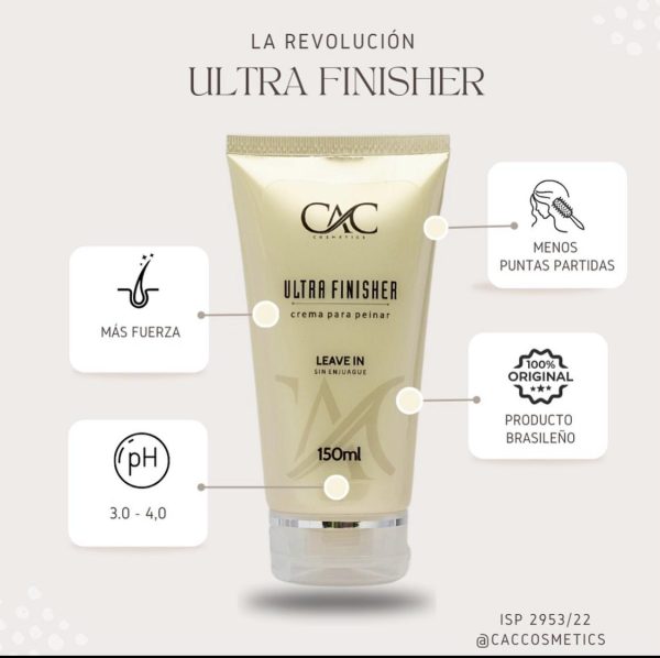 ULTRA FINISHER - LEAVE IN - CREMA PARA PEINAR - SIN ENJUAGUE